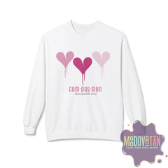 Self-Compassion Unisex Midweight Crewneck Sweatshirt - MOODOVATION