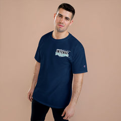 Intense Feelings - Cyan Print Unisex Champion T-Shirt