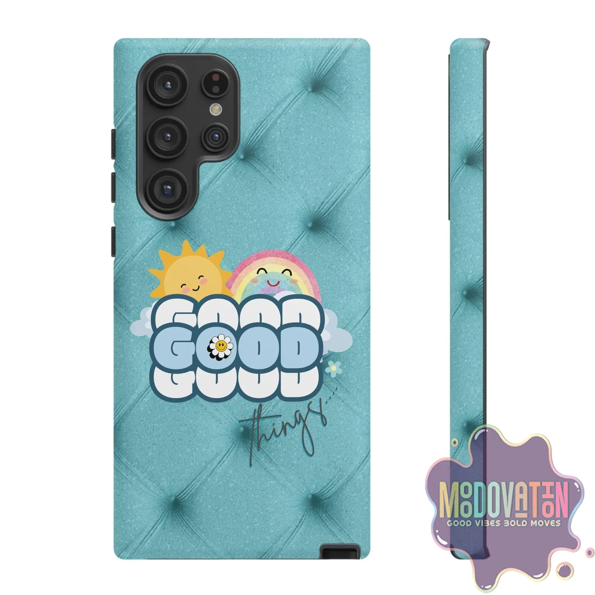 Good Things Phone Case - Teal - MOODOVATION