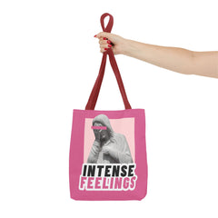 Intense Feelings Tote Bag - Pink Print