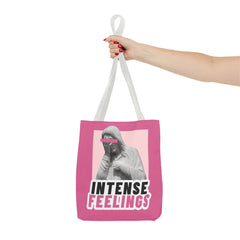 Intense Feelings Tote Bag - Pink Print