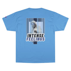 Intense Feelings - Navy Print Unisex Champion T-Shirt