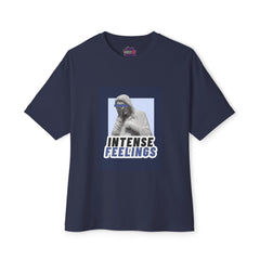 Intense Feelings – Navy Unisex Oversized Tee