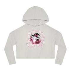 In October We Wear Pink – Women’s Cropped Hoodie