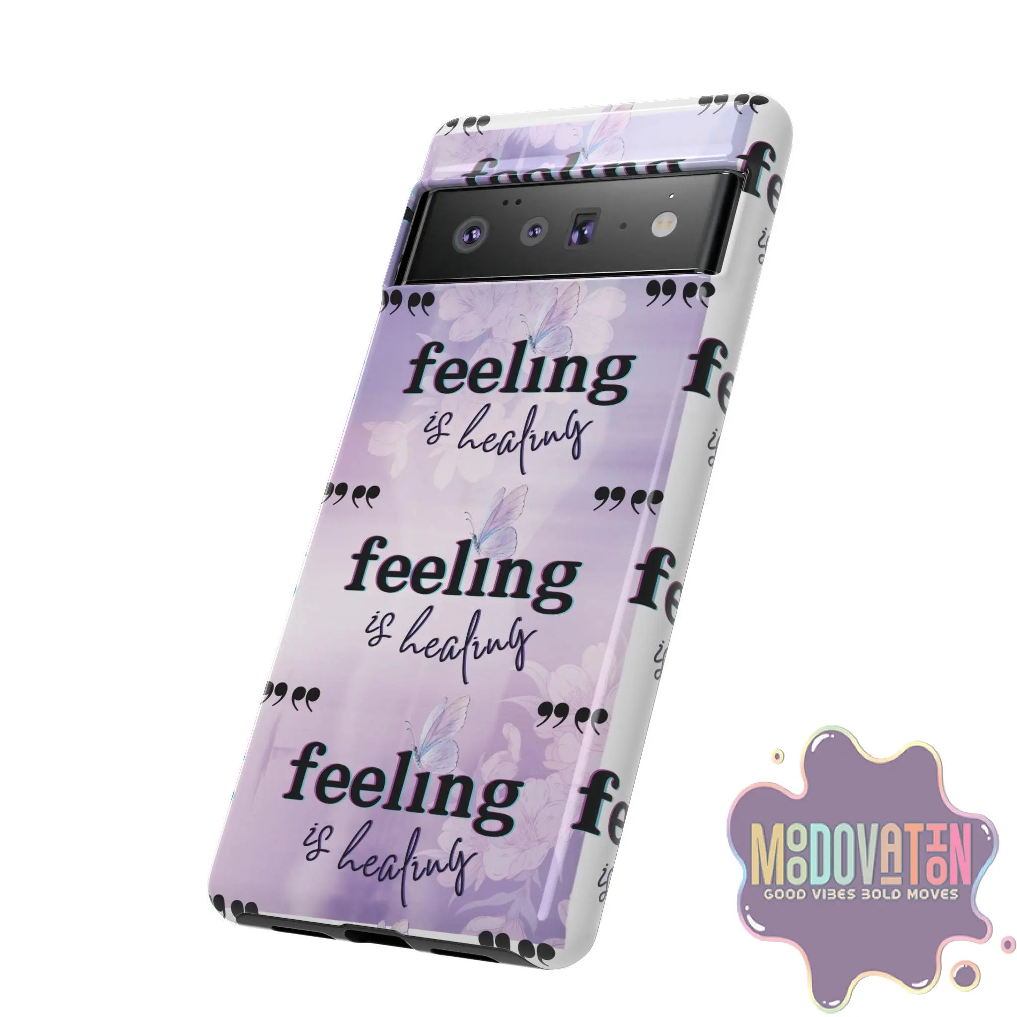 Feeling Is Healing Phone Case - Lilac - MOODOVATION