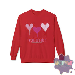 Self-Compassion Unisex Midweight Crewneck Sweatshirt - MOODOVATION