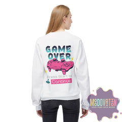 Game Over Unisex Midweight Crewneck Sweatshirt - MOODOVATION