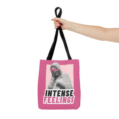 Intense Feelings Tote Bag - Pink Print