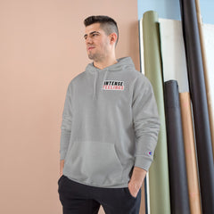 Intense Feelings Champion Unisex Hoodie - Black/Rose Pink Print