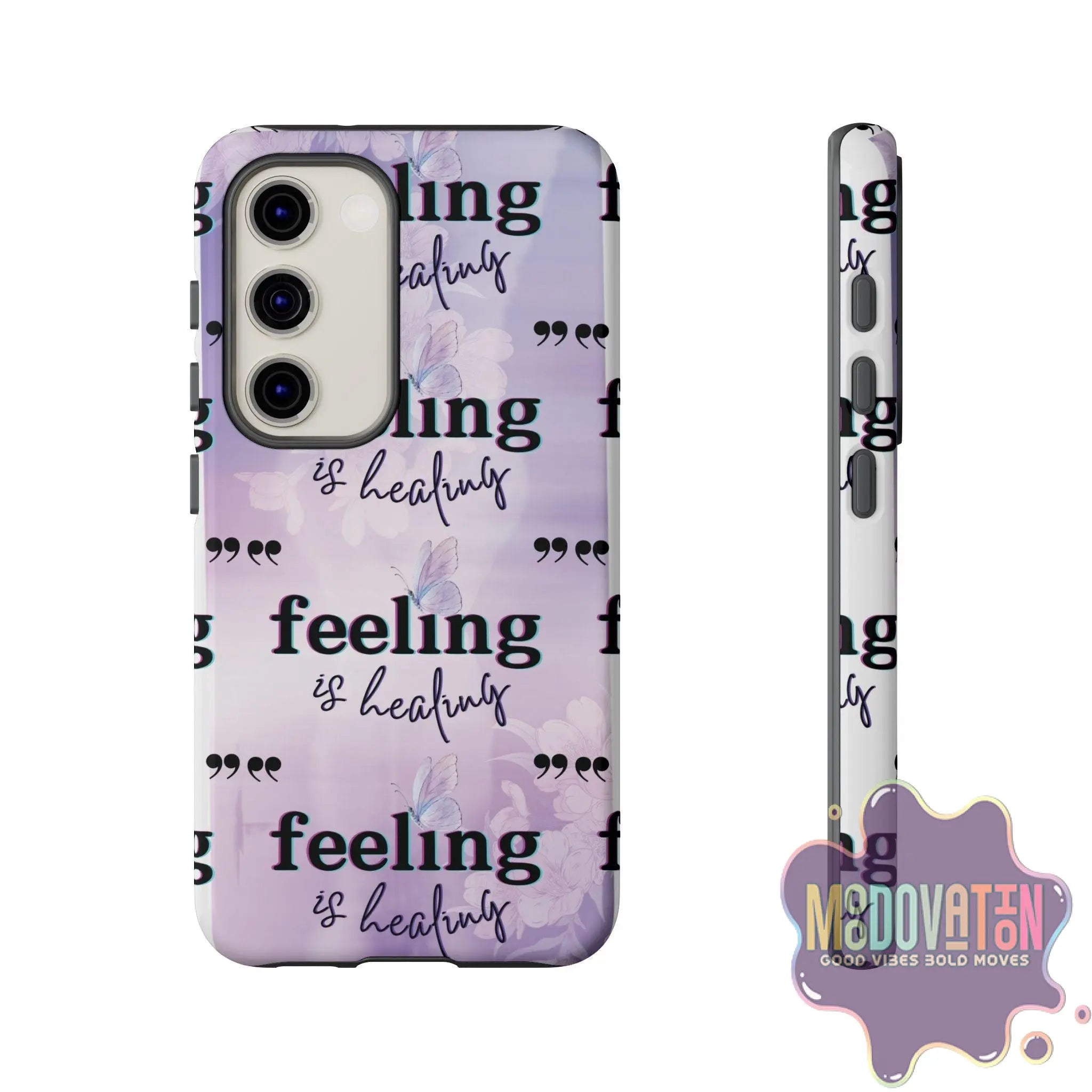 Feeling Is Healing Phone Case - Lilac - MOODOVATION