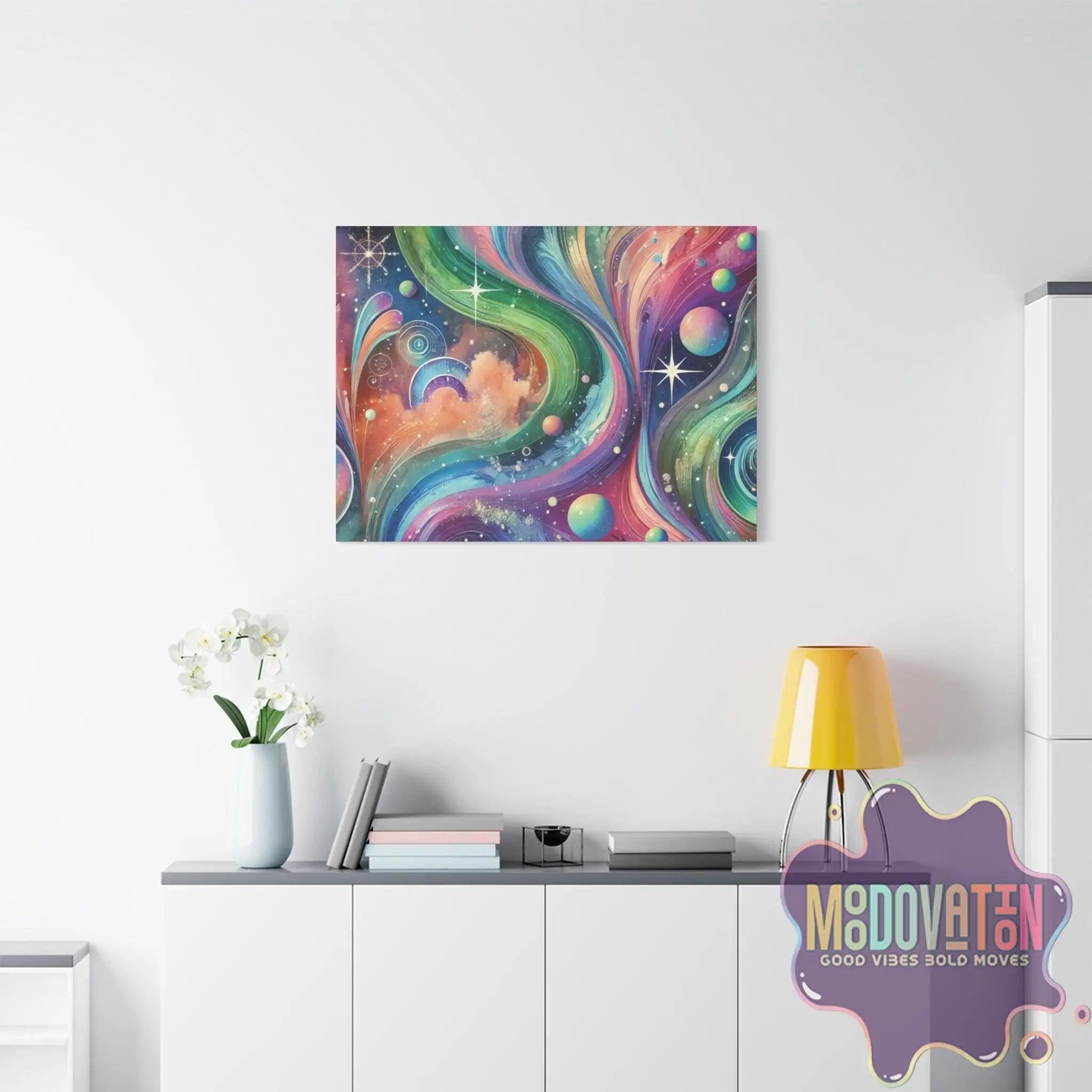 Cosmic Symphony Matte Canvas - MOODOVATION