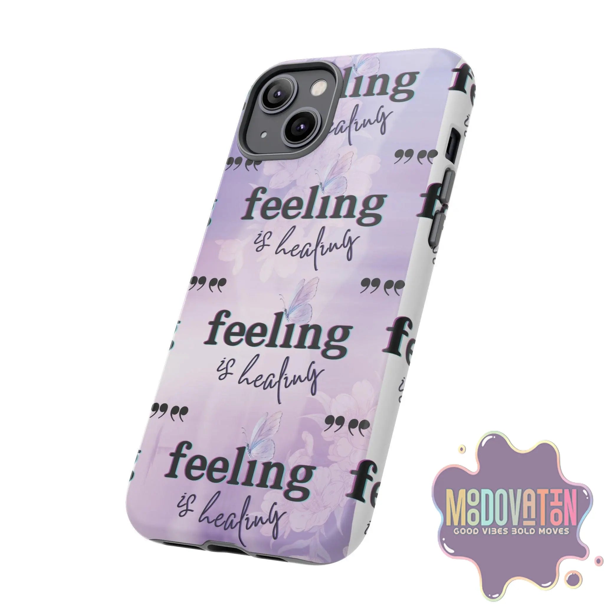 Feeling Is Healing Phone Case - Lilac - MOODOVATION