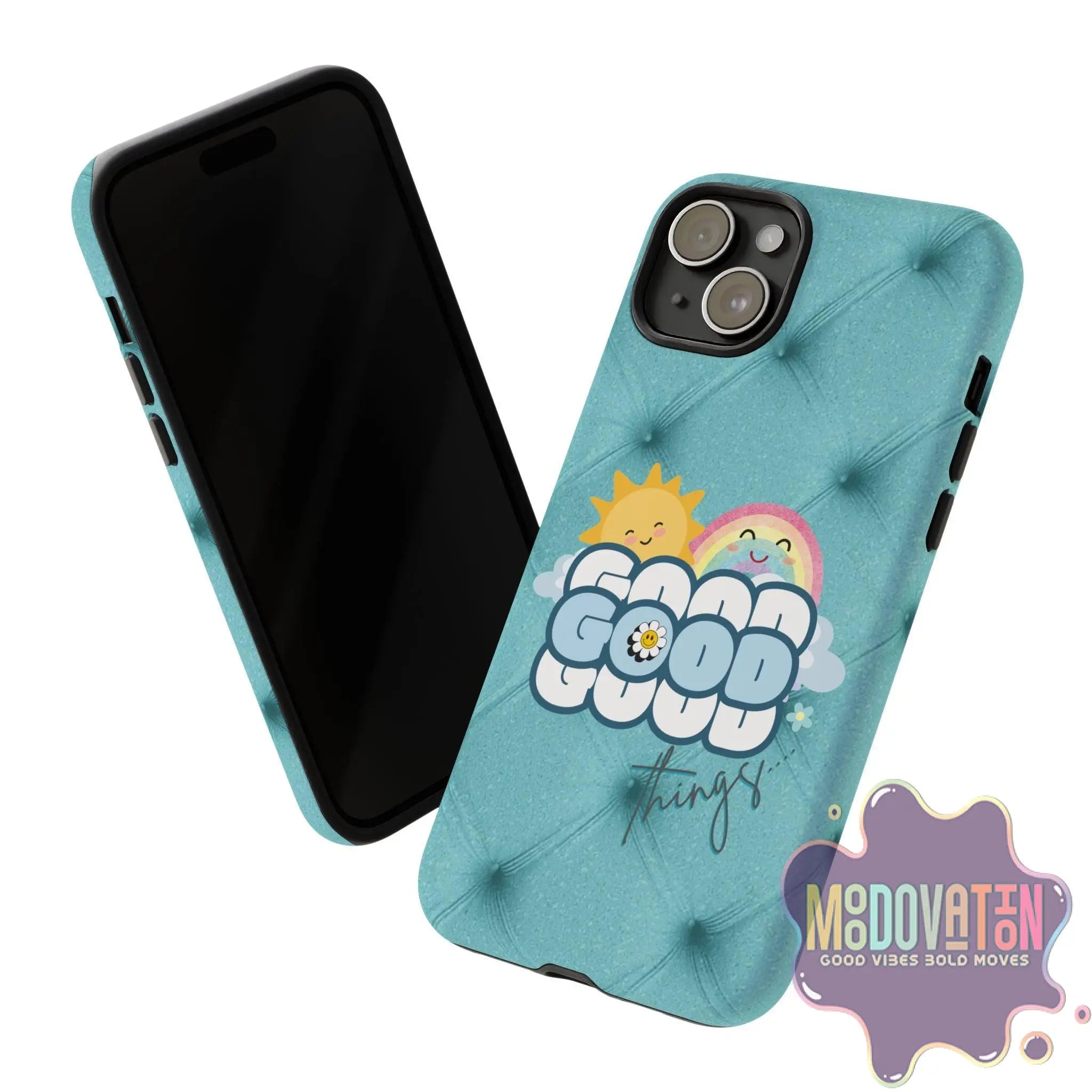 Good Things Phone Case - Teal - MOODOVATION