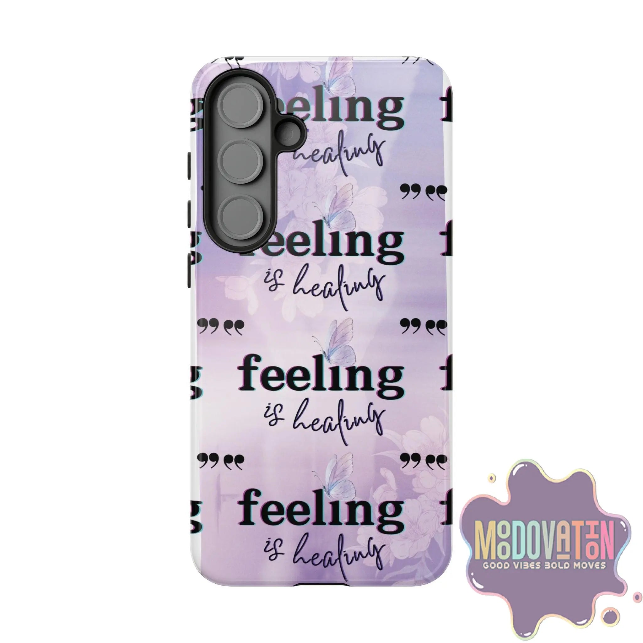 Feeling Is Healing Phone Case - Lilac - MOODOVATION