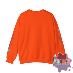 Good Things - Unisex Heavy Blend Crewneck Sweatshirt - Large Graphic Sleeve - MOODOVATION