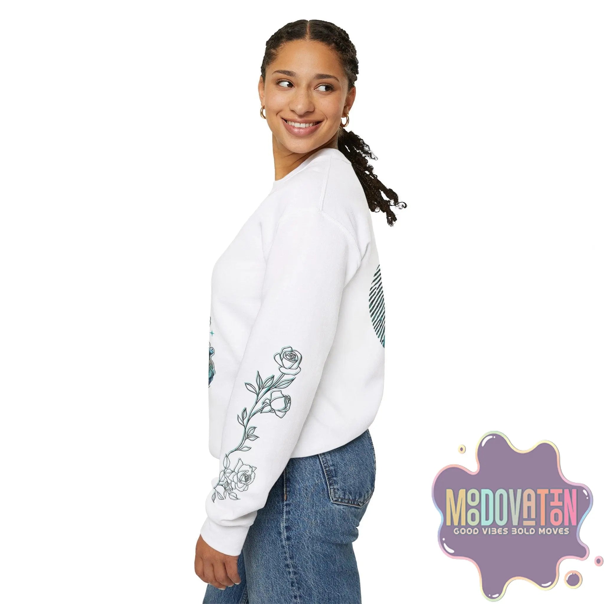 Feeling Is Healing Unisex Heavy Blend Crewneck Sweatshirt - MOODOVATION