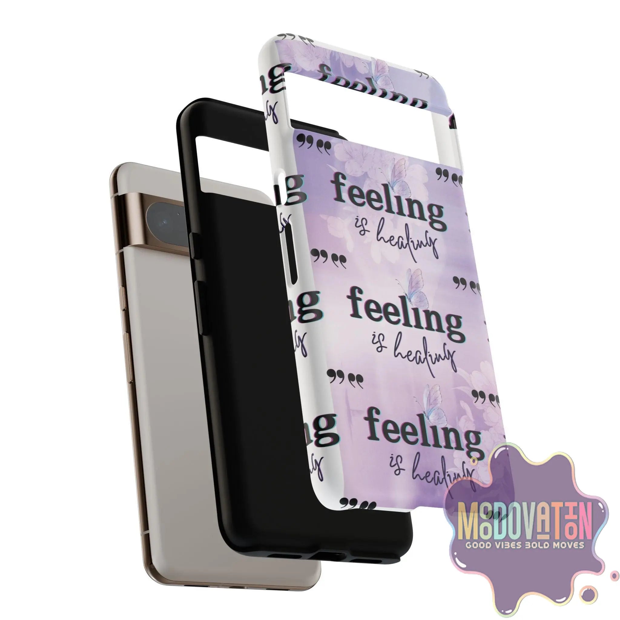 Feeling Is Healing Phone Case - Lilac - MOODOVATION