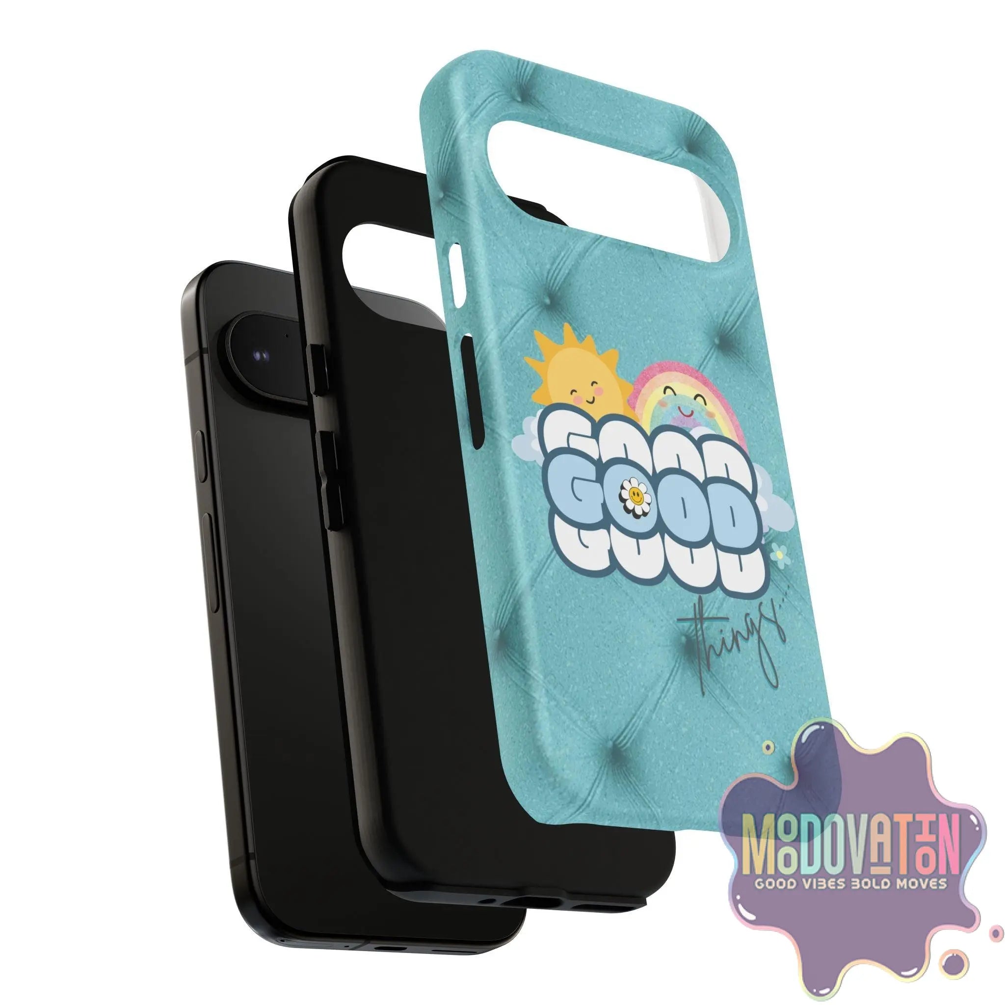 Good Things Phone Case - Teal - MOODOVATION