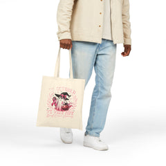 In October We Wear Pink Breast Cancer Awareness Tote Bag