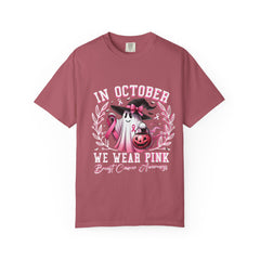 In October We Wear Pink – Breast Cancer Awareness Unisex T-Shirt