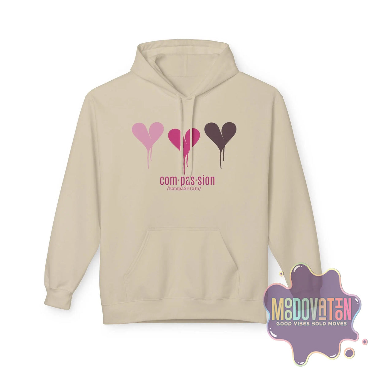 Compassion Unisex Midweight Hoodie - MOODOVATION