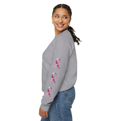 In October We Wear Pink – Breast Cancer Awareness Unisex Crewneck Sweatshirt