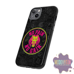 No Pain No Gain Phone Case - Black - MOODOVATION
