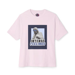 Intense Feelings – Navy Unisex Oversized Tee