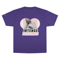 Intense Feelings - Rose Pink Print Unisex Champion T-Shirt
