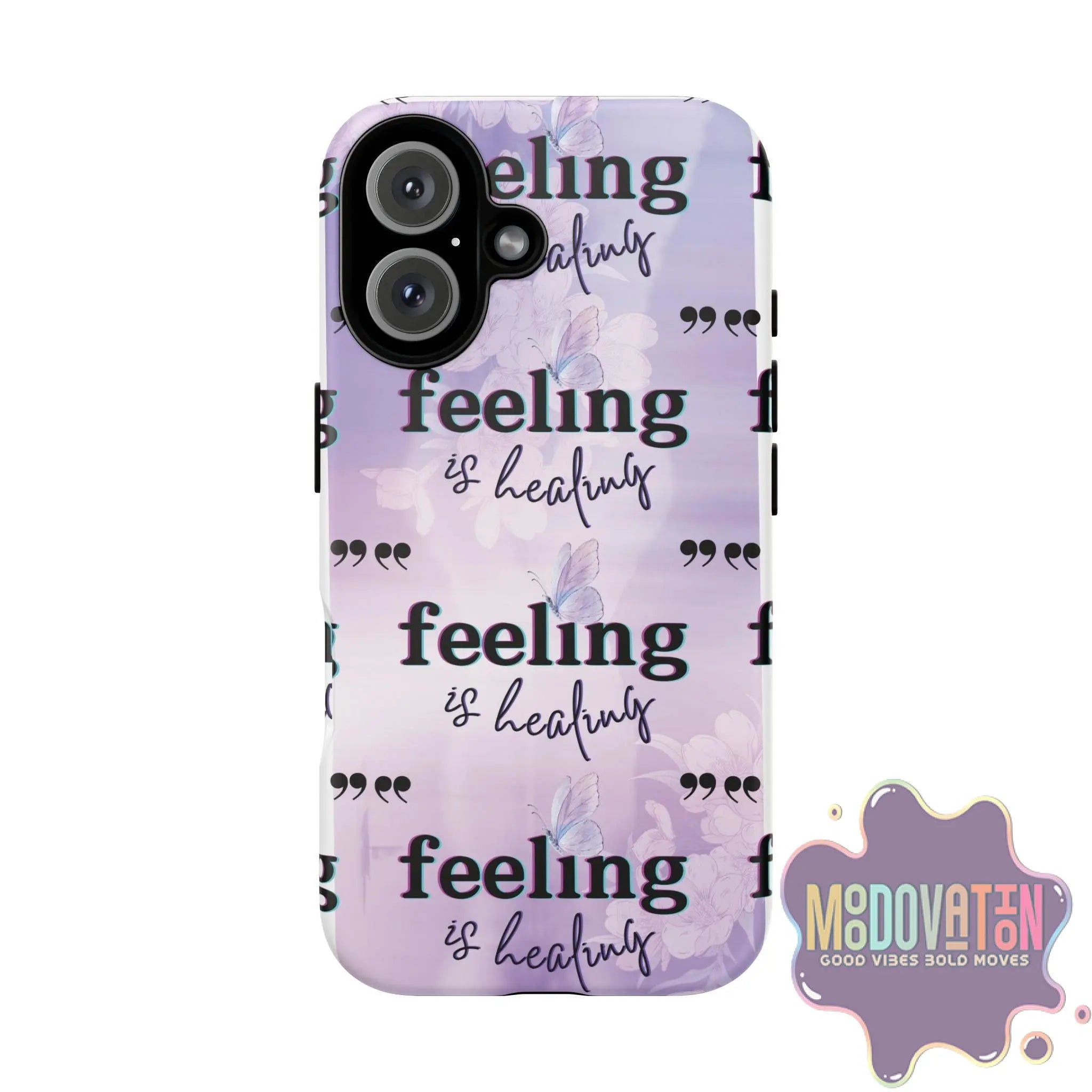 Feeling Is Healing Phone Case - Lilac - MOODOVATION