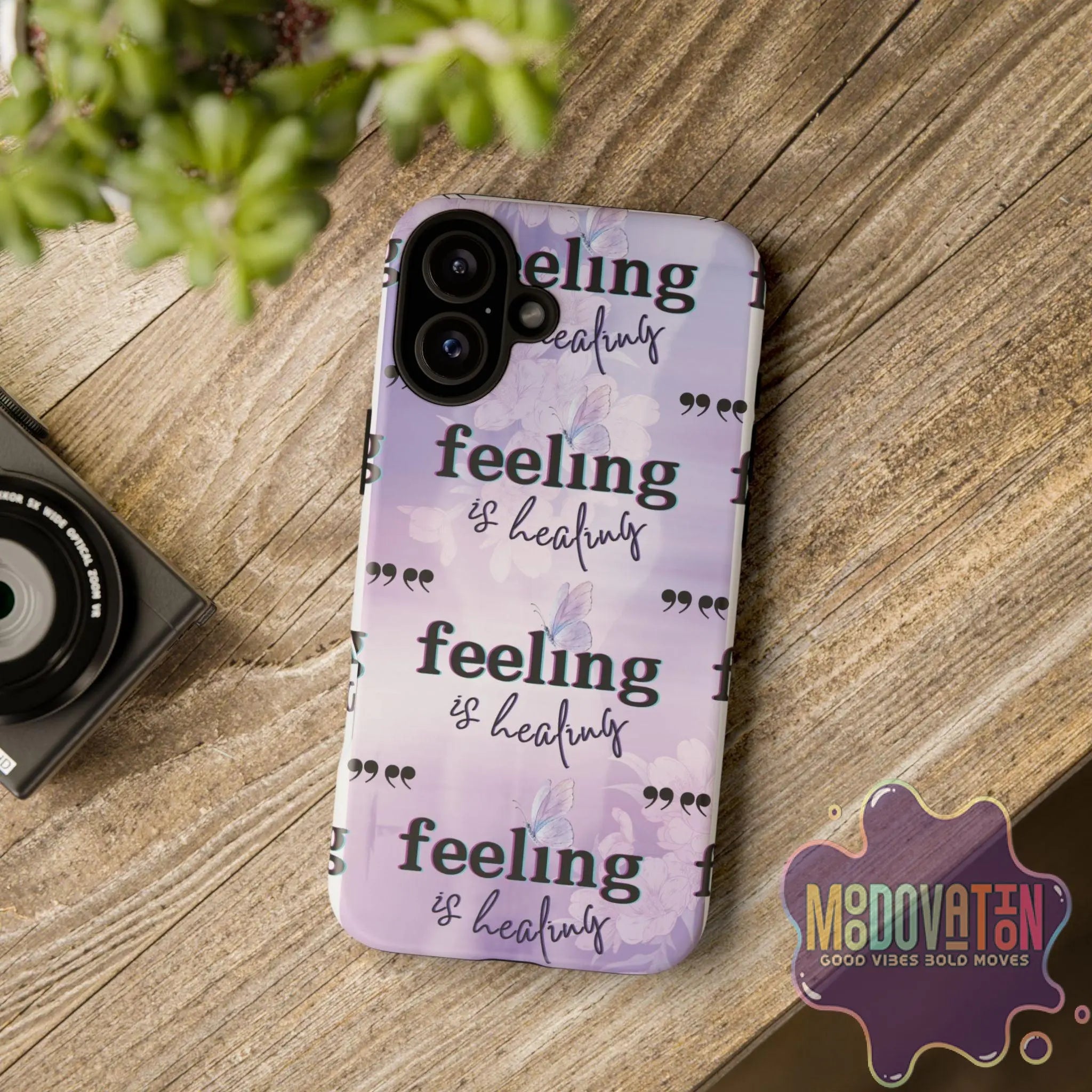 Feeling Is Healing Phone Case - Lilac - MOODOVATION