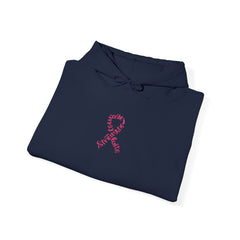 Pink Ribbon Awareness Hoodie, Unisex Sweatshirt for Fundraising, Breast Cancer Awareness Month, Inspirational Gift, Cozy Jumpsuit