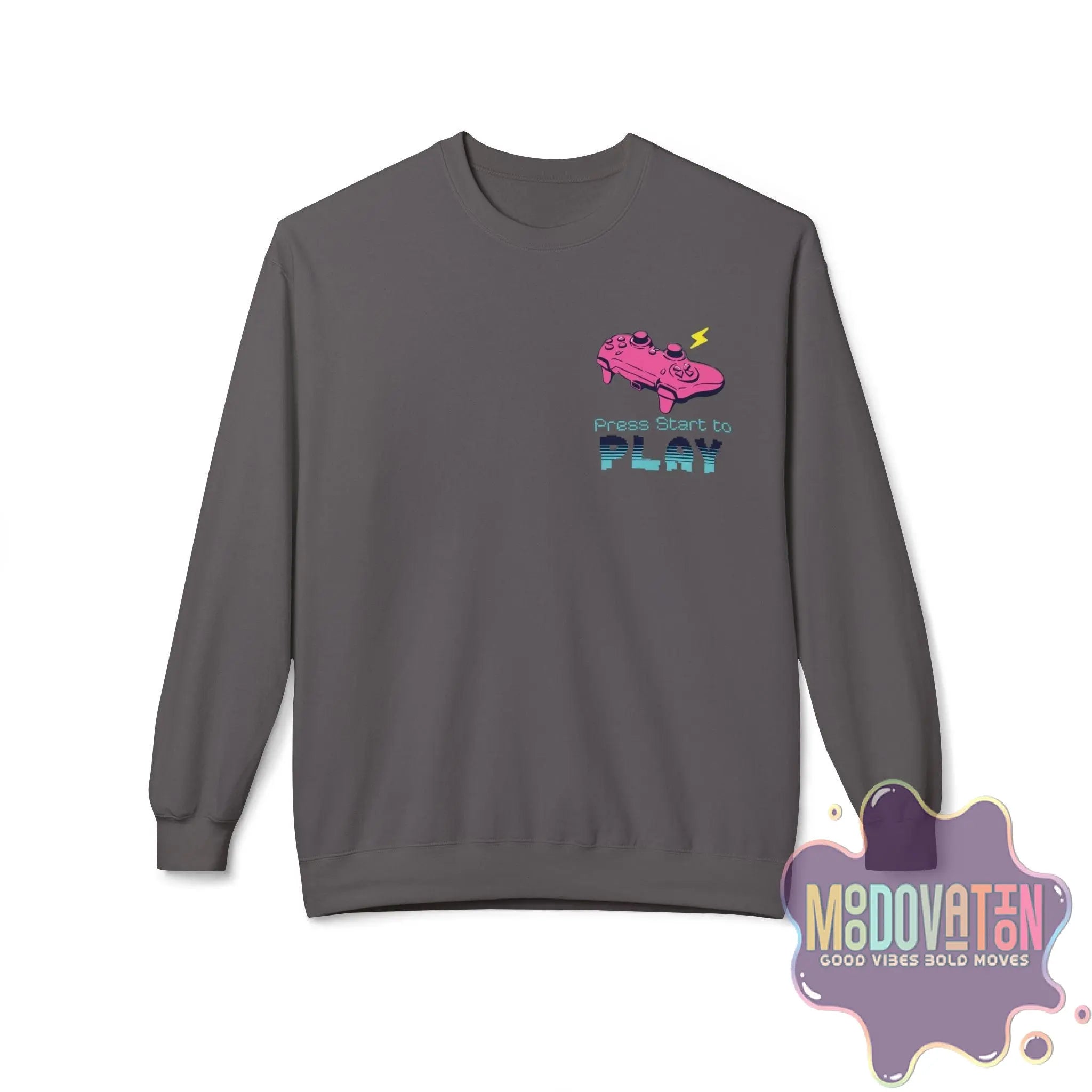 Game Over Unisex Midweight Crewneck Sweatshirt - MOODOVATION