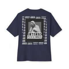 Intense Feelings – Grey Print Unisex Oversized Tee