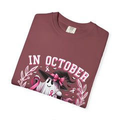 In October We Wear Pink – Breast Cancer Awareness Unisex T-Shirt