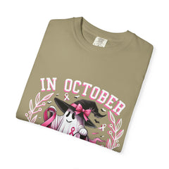In October We Wear Pink – Breast Cancer Awareness Unisex T-Shirt