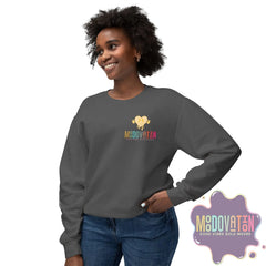 Good Vibes Bold Moves Personalized Unisex Lightweight Crewneck Sweatshirt - Brand Edition Moodovation