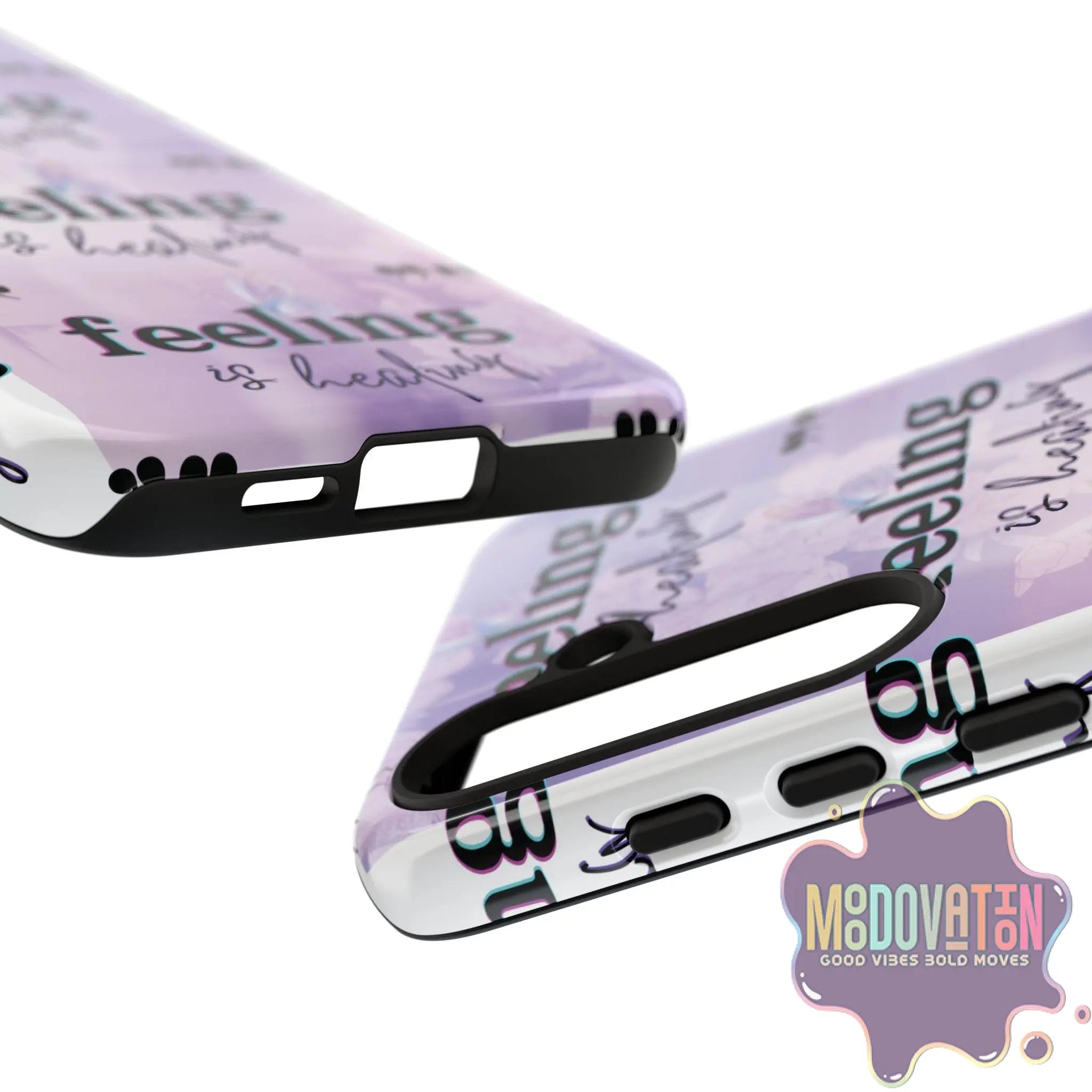 Feeling Is Healing Phone Case - Lilac - MOODOVATION
