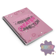 Compassion Spiral Notebook - Ruled Line - Pink - MOODOVATION