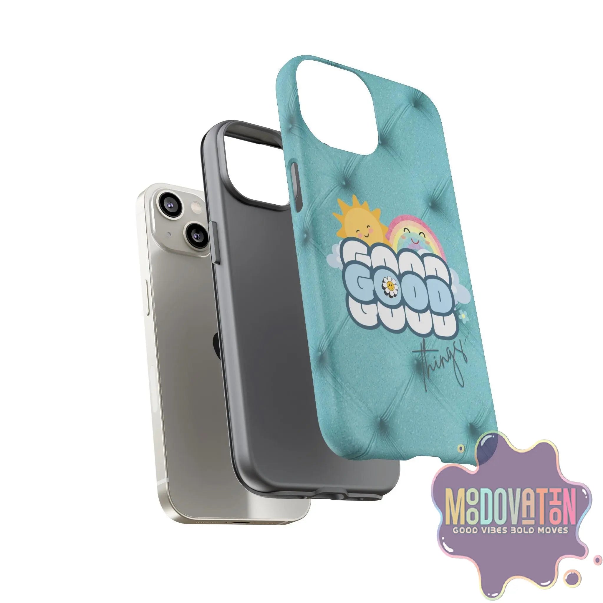 Good Things Phone Case - Teal - MOODOVATION