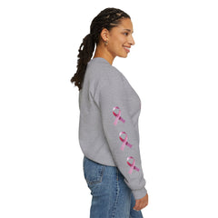 In October We Wear Pink – Breast Cancer Awareness Unisex Crewneck Sweatshirt