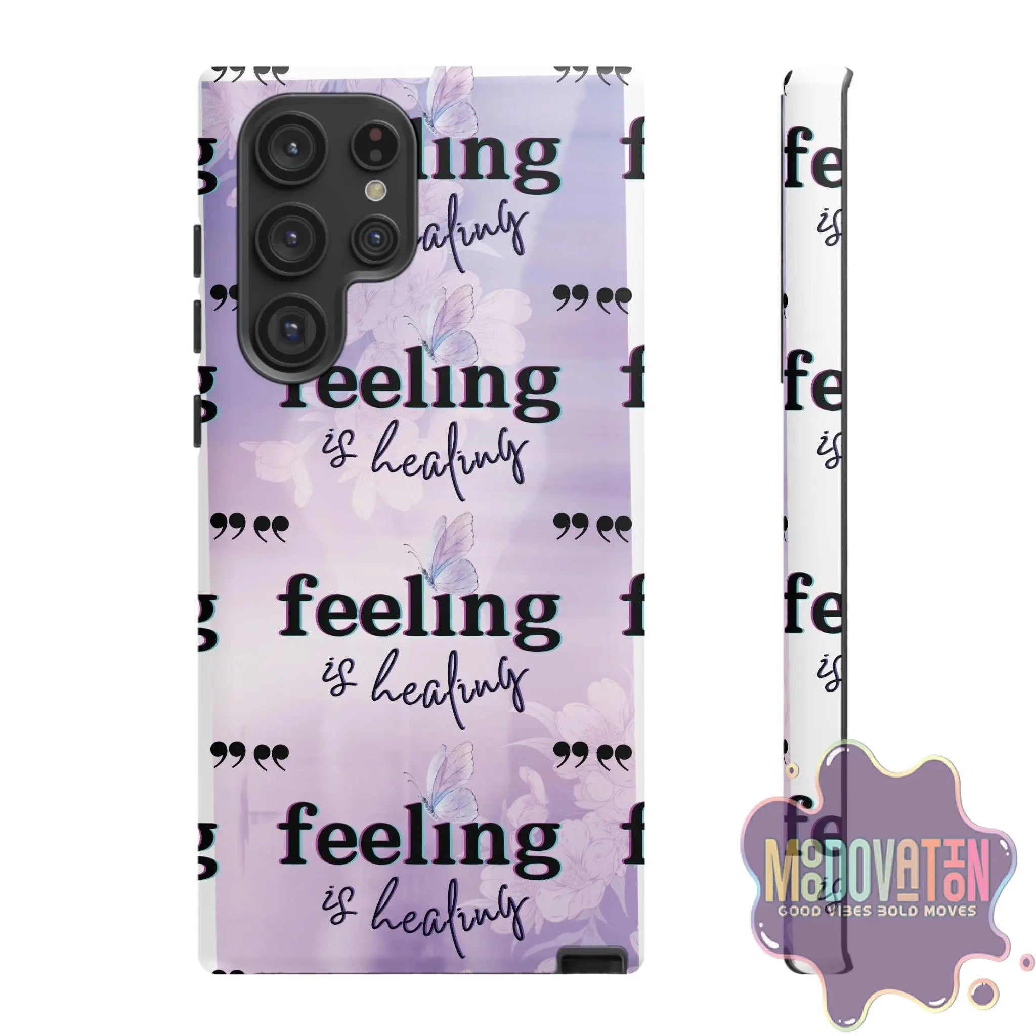 Feeling Is Healing Phone Case - Lilac - MOODOVATION