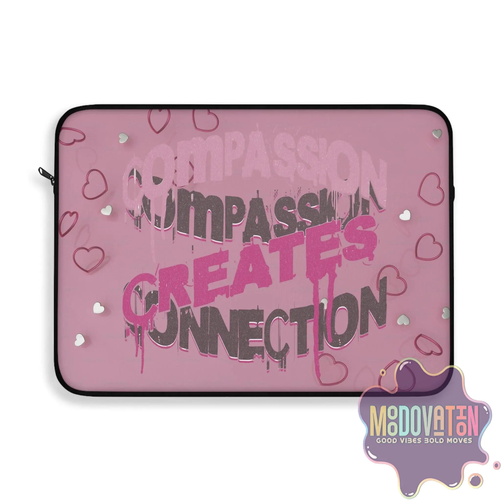 Compassion Laptop Sleeve - Pink - MOODOVATION