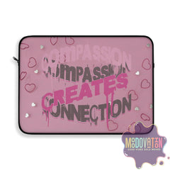 Compassion Laptop Sleeve - Pink - MOODOVATION