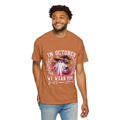 In October We Wear Pink – Breast Cancer Awareness Unisex T-Shirt