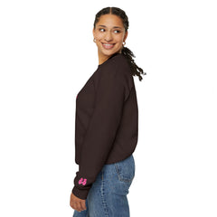 Courage, Strength & Faith – Breast Cancer Awareness Unisex Crewneck Sweatshirt