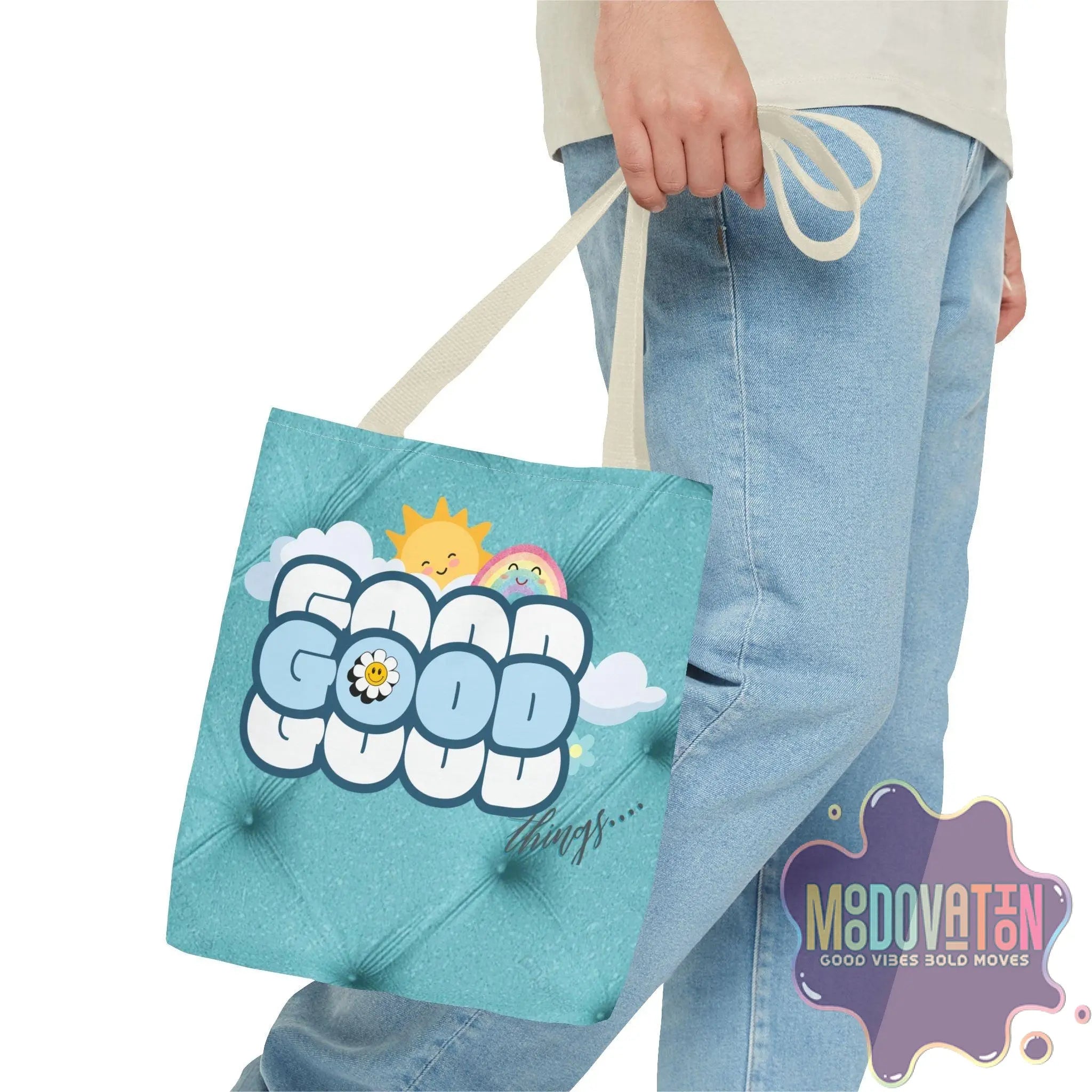 Good Things Tote Bag - Teal - MOODOVATION