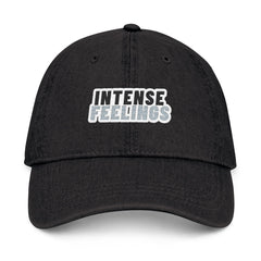 Intense Feelings - Embroidered Denim Hat