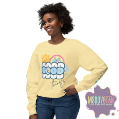 Good Things Unisex Lightweight Crewneck Sweatshirt - Spring Edition Moodovation
