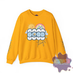 Good Things Unisex Heavy Blend Crewneck Sweatshirt - MOODOVATION